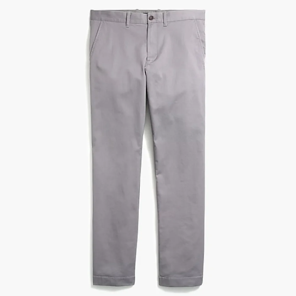 J. Crew Straight-fit flex khaki pant